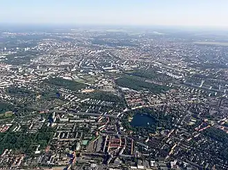 Weißensee van boven gezien