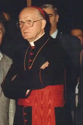 Kardinaal Dadaglio in 1988