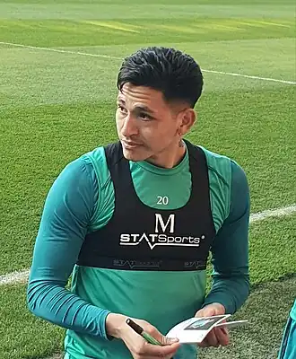 Luis Vázquez voor RSC Anderlecht in 2025