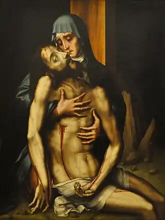 Piëta in de Real Academia de Bellas Artes de San Fernando te Madrid