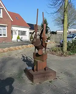 Sculptuur Luisteren naar Fluisteren