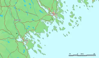 Kaart van Lule-archipel