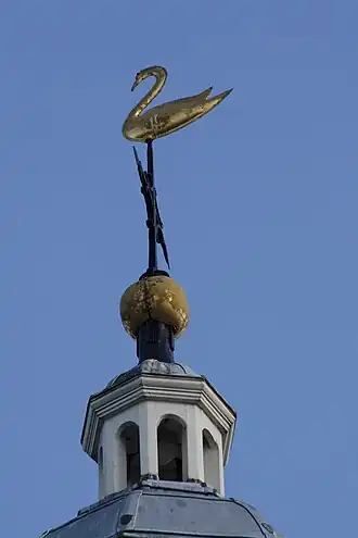 De zwaan op de toren