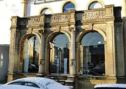 Portaal van de villa Brincour