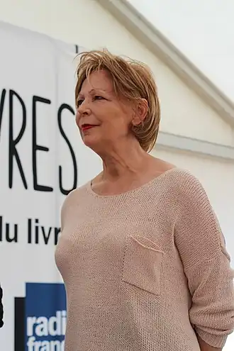 Lydie Salvayre tijdens de Livre sur La Place 2014