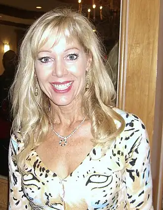 Lynn-Holly Johnson tijdens de 2008 Big Apple Convention in Manhattan.
