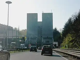 Ingang tunnel noordzijde