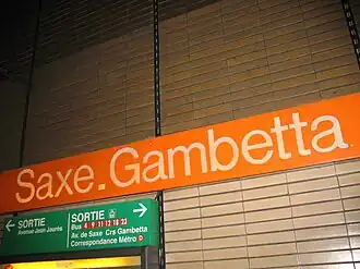 Saxe - Gambetta