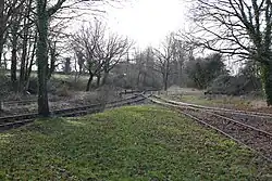 De lijn bij station Médréac