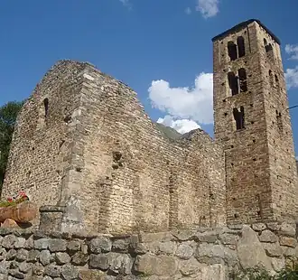 Kerk in Mérens-les-Vals
