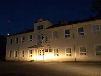 Het voormalige gemeentehuis