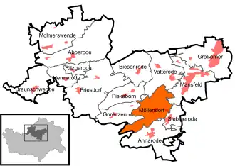 Kaart van Möllendorf