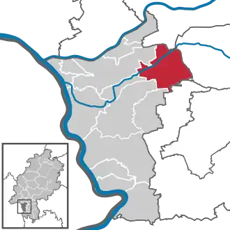 Kaart van Mörfelden-Walldorf