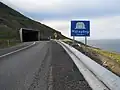 Oostelijke ingang van de Ólafsfjarðargöng.