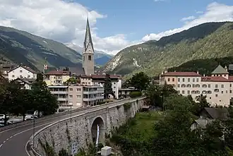 De kerk in Mühlbach