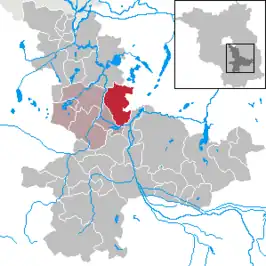 Kaart van Münchehofe