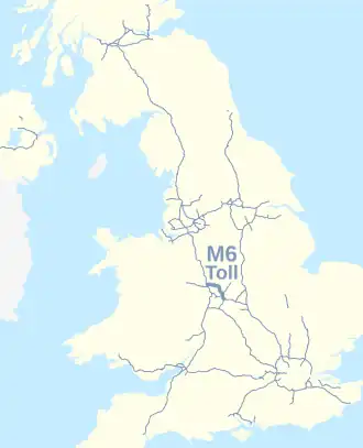 M6 Toll Motorway