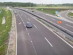 De M85 bij Enese richting Sopron