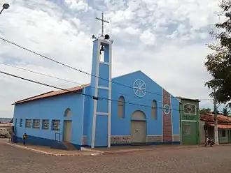 Katholieke kerk in het centrum van Boquira