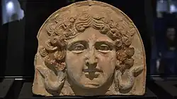 Antefix met een Gorgo (5e eeuw v.Chr.)