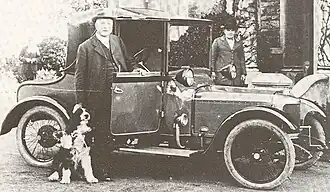 Douglas cyclecar uit 1919.