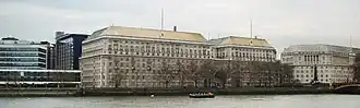 Het huidige MI5-gebouw in het Thames House in Londen