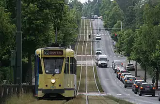 Een PCC-car als lijn 39.
