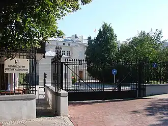 Het Poolse Ministerie van Defensie te Warschau