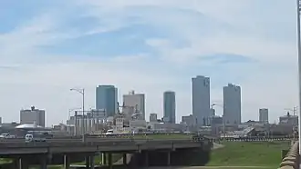 Uitzicht op Fort Worth