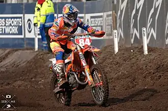 Jeffrey Herlings tijdens de GP Nederland