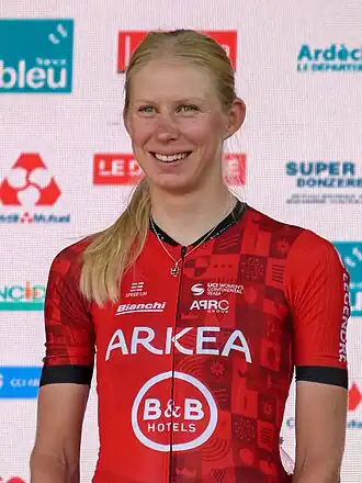 Maaike Coljé in de Ronde van de Ardèche 2024