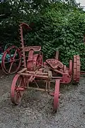 historische Maaimachine, verzameling Bardelaere Museum, Lembeke