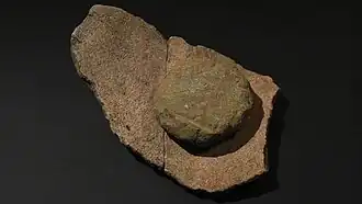 Een maalsteen (Vlijtingen 5300-4900 v.Chr.)