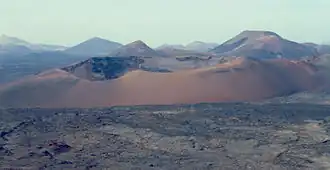 Maanlandschap op aarde