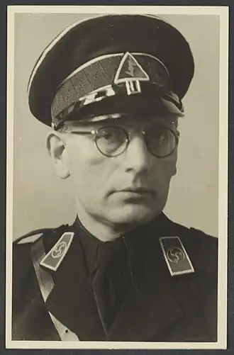 Maarten Meuldijk in NSB-uniform