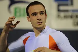 Tijdens NK indoor 2008