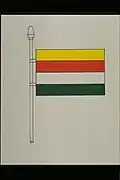 Officiële tekening van de vlag