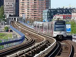 Rotterdamse metrotrein