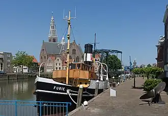 De Furie met de Groote Kerk in Maassluis