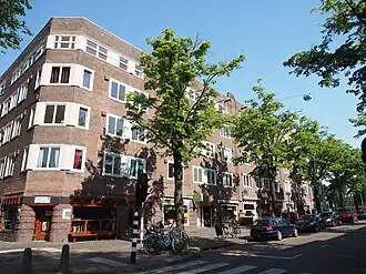 Maasstraat hoek Churchill-laan