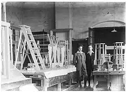 Afdeling houtbewerken, ca. 1930