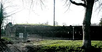 Zicht op het fort vanaf het zuidoosten