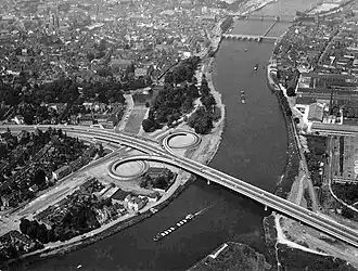 Luchtopname, gezien naar het noorden, 1969