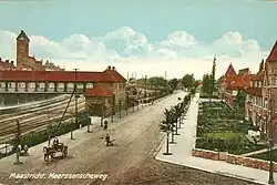 Passerelle en ambtenaren-woningen, ca. 1920-1925