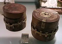 Houten doosjes, 14e/15e eeuw