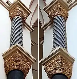 Kapitelen triomfboog westwerk