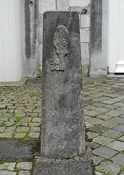 Immuniteitspaaltje met sleutel van Sint-Servaas