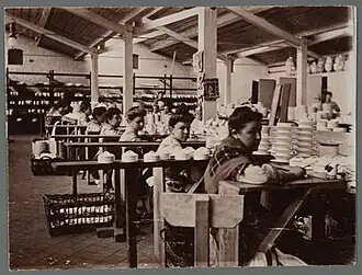 Decoratieafdeling Société Céramique, ca. 1900