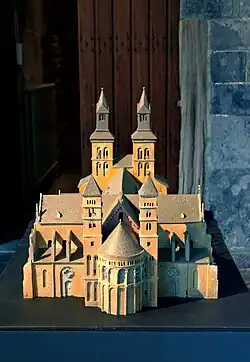 Maquette Sint-Servaasbasiliek (6e-15e eeuw)