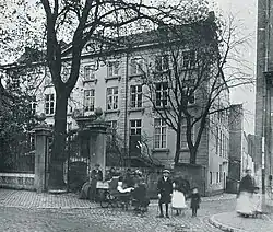 Tweede Statenhuis, vanaf de hoek Vrijthof (Alexander Simays, 1912)